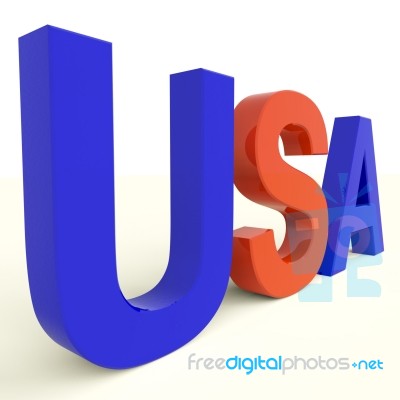 Usa For America Stock Image