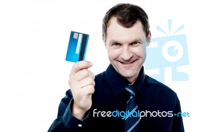 Use My Card For Emergency! Stock Photo