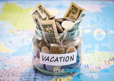 Vacation Budget Concept Stock Photo