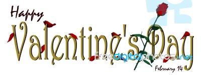 Valentine Banner Stock Image