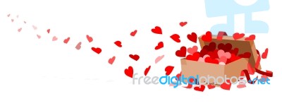 Valentine Box Stock Image