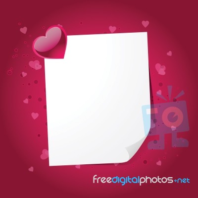 Valentine Card Stock Image