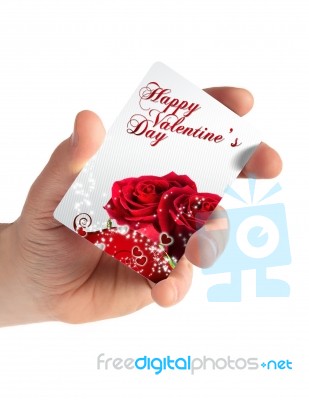 Valentine Card Stock Photo