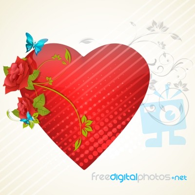 Valentine Card Stock Image