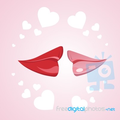 Valentine Card Stock Image