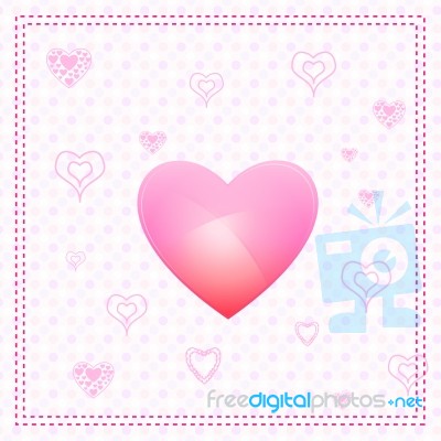 Valentine Card Stock Image