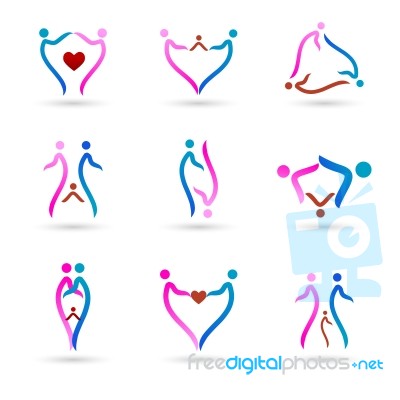 Valentine Card Icon Stock Image