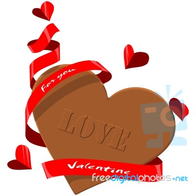 Valentine Chocolate Stock Image