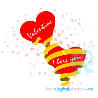 Valentine , I Love You Stock Image