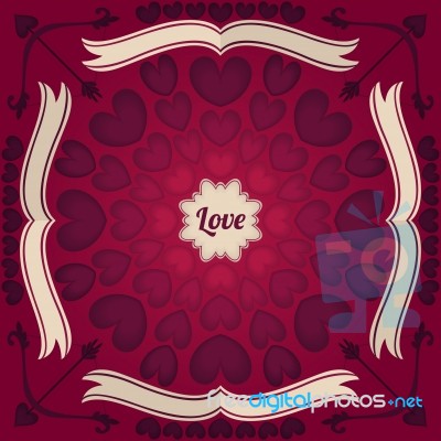 Valentine's Background Stock Image