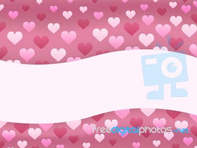 Valentine's Card Stock Image