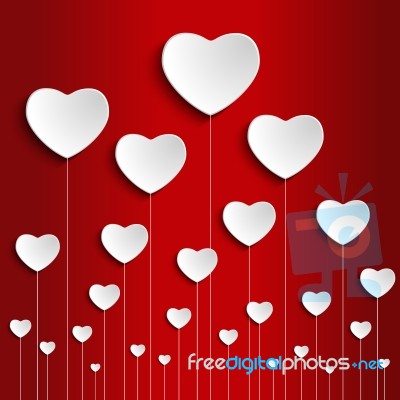 Valentines Day And Wedding Background Stock Image