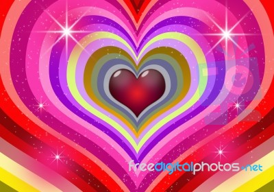 Valentines Day Background Stock Image