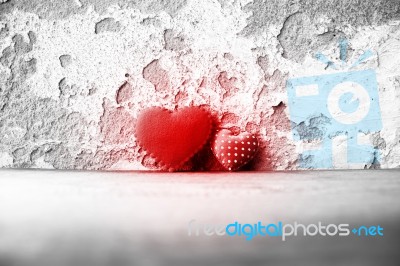 Valentines Day Background Stock Photo