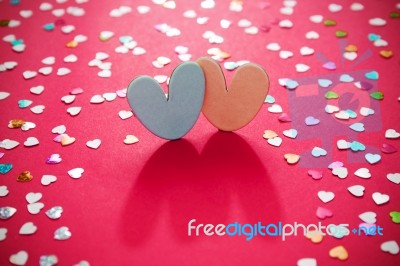 Valentines Day Background Stock Photo