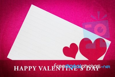 Valentine's Day Card Stock Image