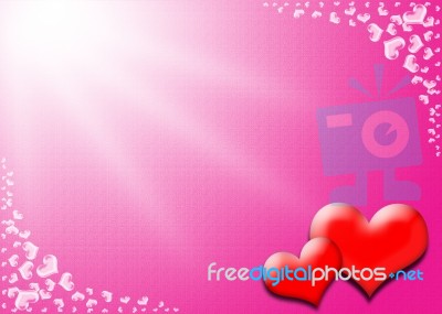 Valentine's Day Card Stock Image