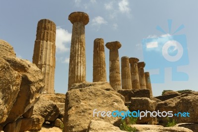 Valley Of The Temples Stock Photo