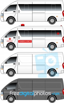 Van Graphic Stock Image