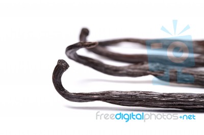 Vanilla Pods Stock Photo