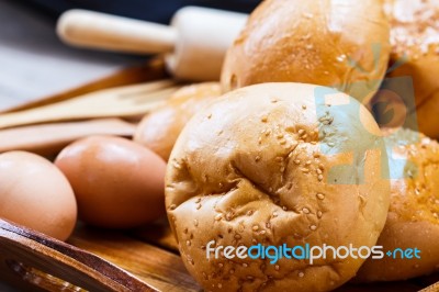 Variety Of Bread Stock Photo