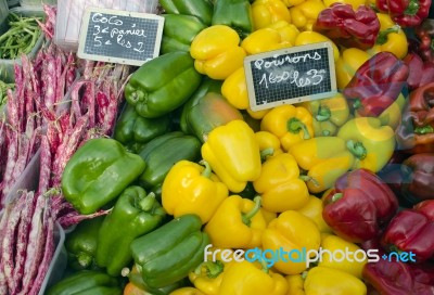 Vegetable On Market Stock Photo