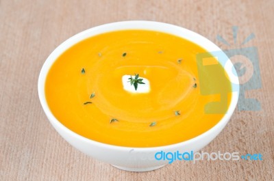 Vegetable Soup Stock Photo