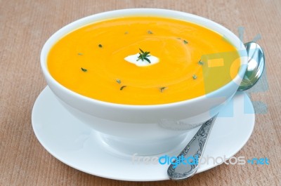 Vegetable Soup Stock Photo