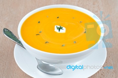 Vegetable Soup Stock Photo