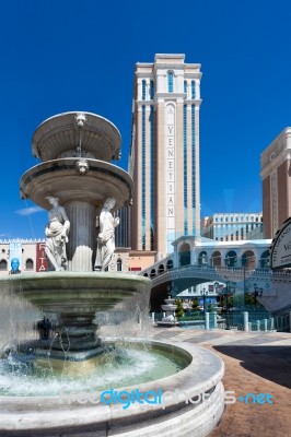 Venetian Hotel And Casino At Las Vegas Stock Photo