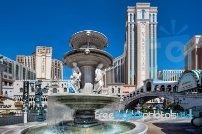 Venetian Hotel And Casino At Las Vegas Stock Photo