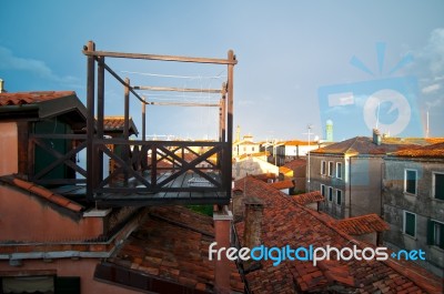 Venice Italy Altana Terrace Stock Photo