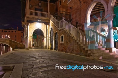 Venice Italy Fish Market Stock Photo