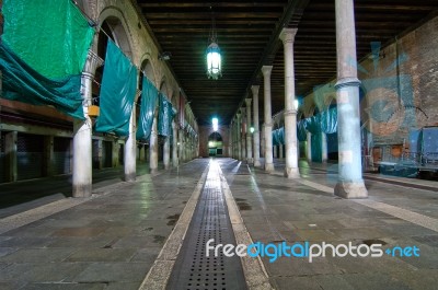 Venice Italy Fish Market Stock Photo