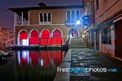 Venice Italy Fish Market Stock Photo