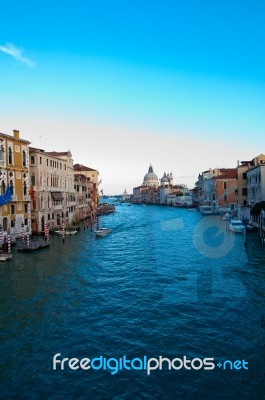 Venice Italy Grand Canal View Stock Photo