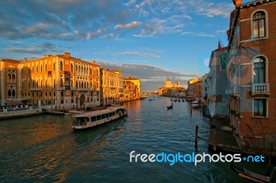 Venice Italy Grand Canal View Stock Photo