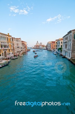 Venice Italy Grand Canal View Stock Photo