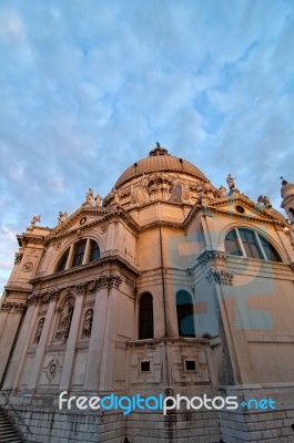 Venice Italy Madonna Della Salute Church Stock Photo