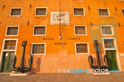 Venice Italy Naval Museum Stock Photo