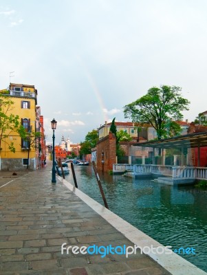 Venice Italy Pittoresque View Stock Photo