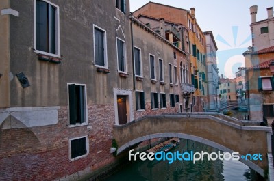 Venice Italy Pittoresque View Stock Photo