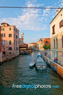 Venice Italy Pittoresque View Stock Photo