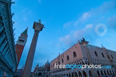 Venice Italy Saint Marco Square View Stock Photo