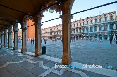 Venice Italy Saint Marco Square View Stock Photo