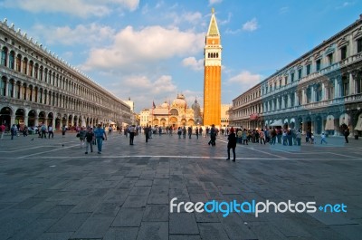 Venice Italy Saint Marco Square View Stock Photo