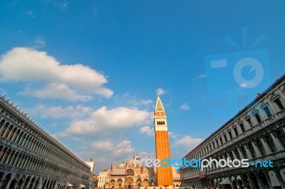 Venice Italy Saint Marco Square View Stock Photo