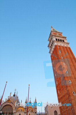 Venice Italy Saint Marco Square View Stock Photo