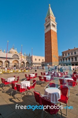 Venice Italy Saint Marco Square View Stock Photo