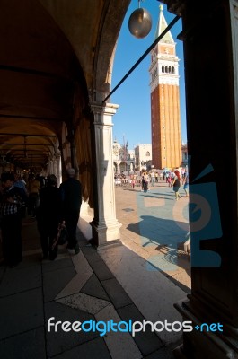 Venice Italy Saint Marco Square View Stock Photo